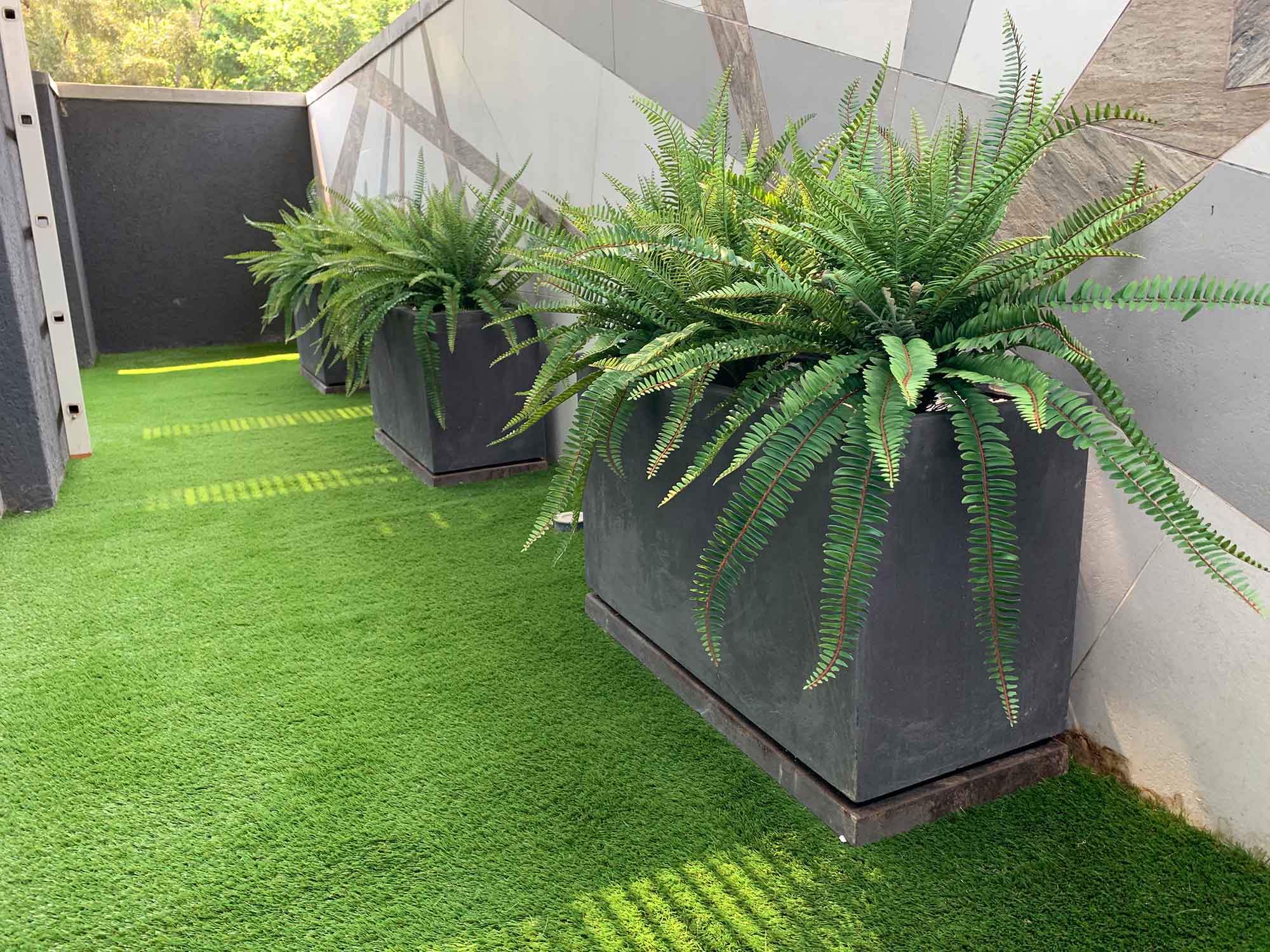 Artificial grass installation 6